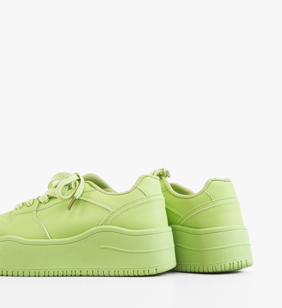 Sneakers Dama Kramy Verzi | Confort Modern - imagine 5