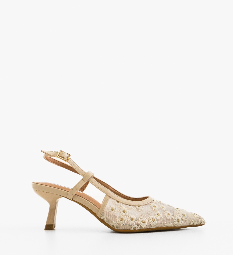 Pantofi Kylie Bej | Eleganță și Stil Feminin - imagine 2