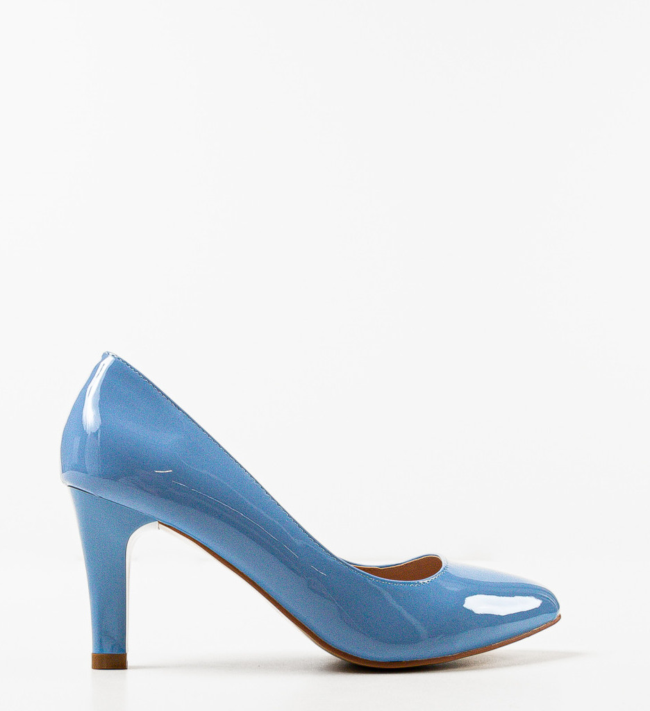 Pantofi cu Toc Hugo Albastri | Eleganță Asigurată - imagine 4