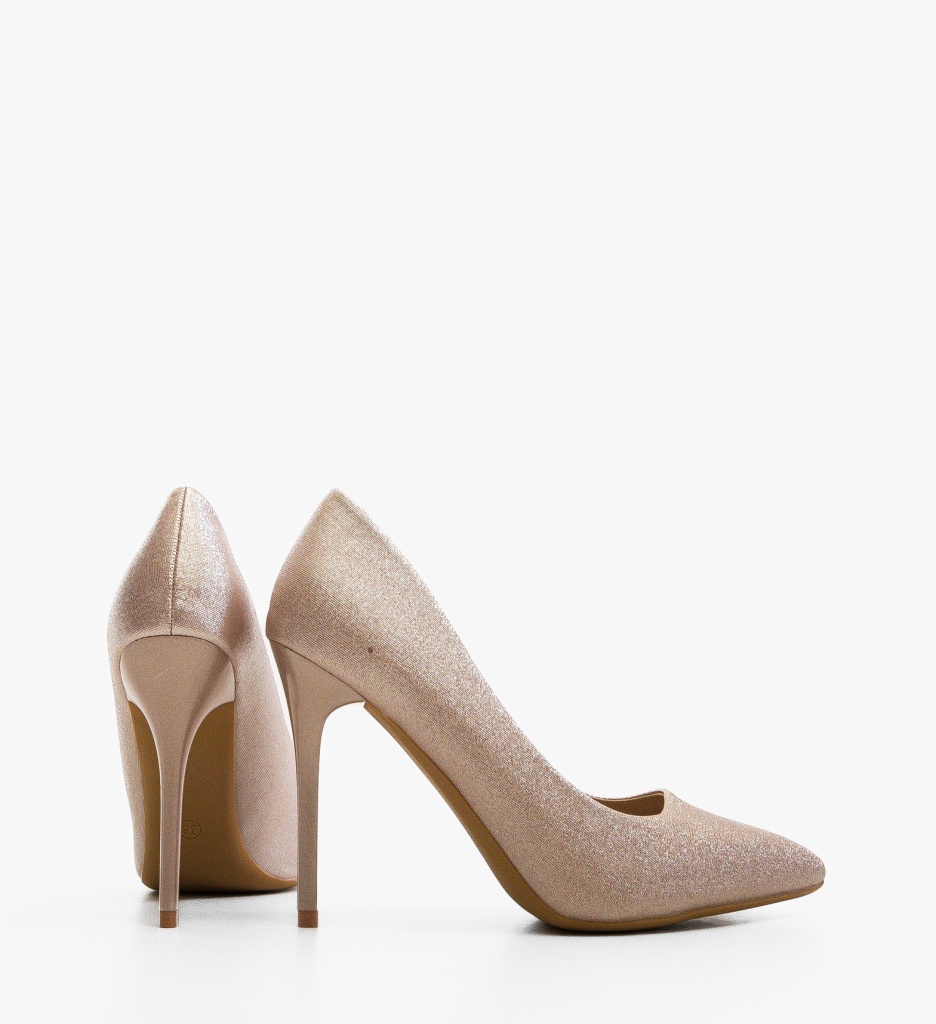 Pantofi Toc Oknam Aurii - Stil Elegant pentru Evenimente - imagine 2
