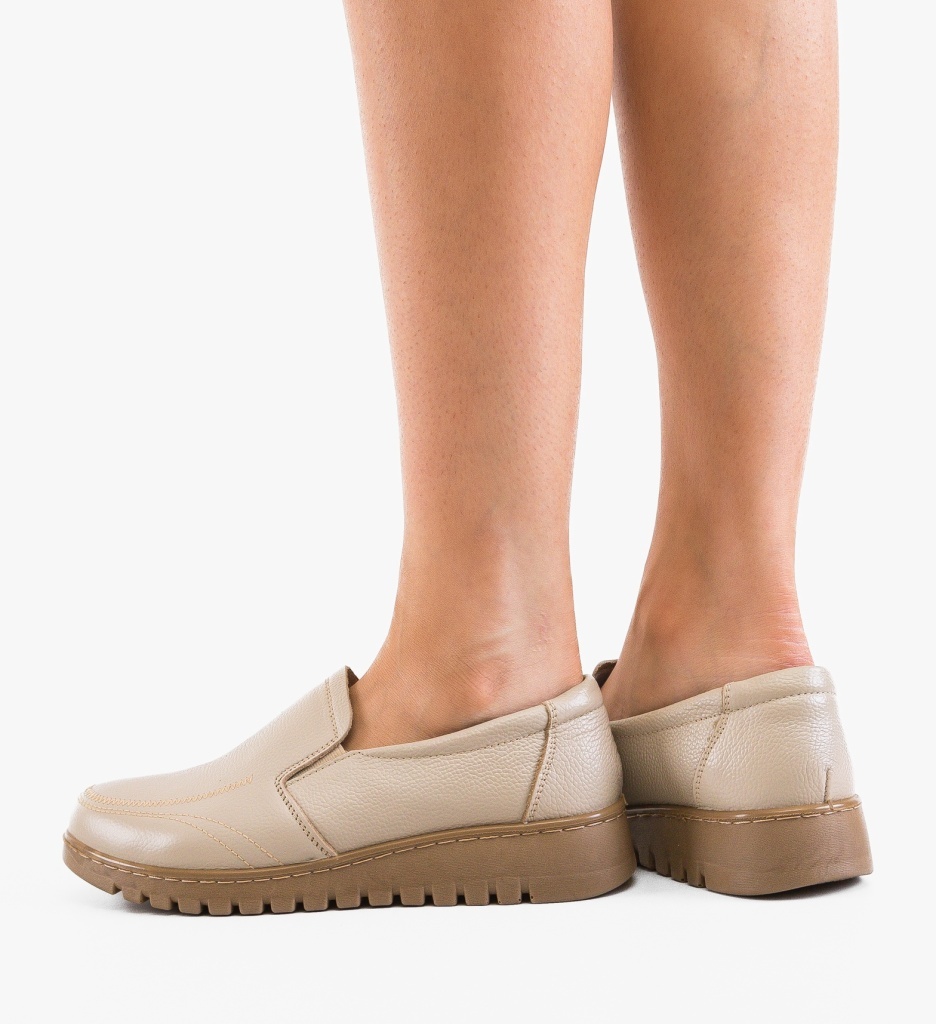 Pantofi Casual Gherghy Bej - Confort și Stil Zilnic - imagine 3