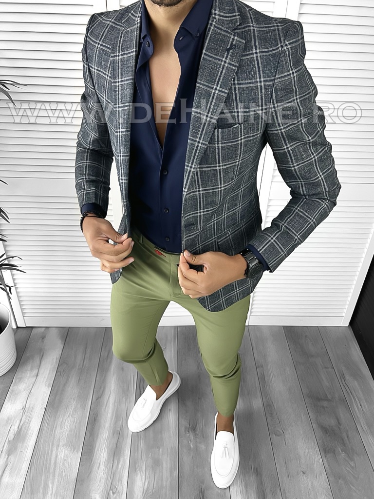 Tinuta Barbati Smart Casual 3 Piese Slim Fit