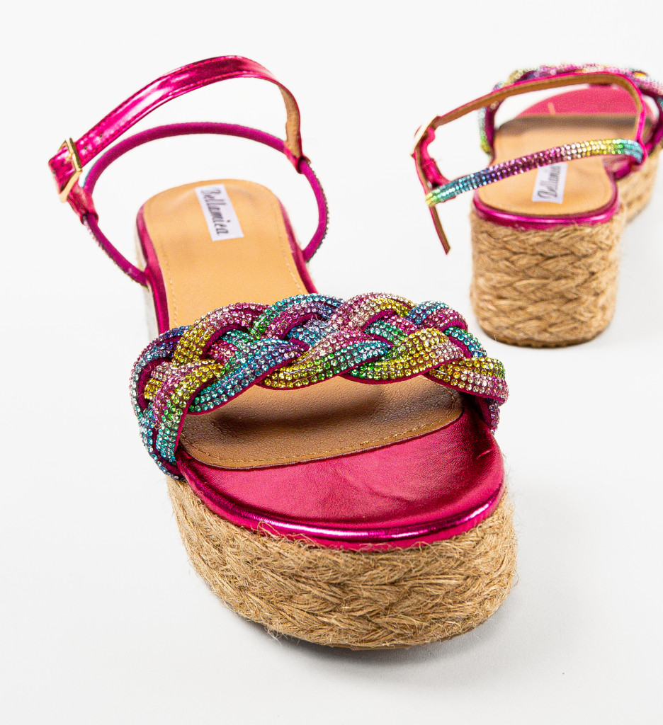 Sandale Floren Fuchsia - Eleganță și Confort - imagine 6