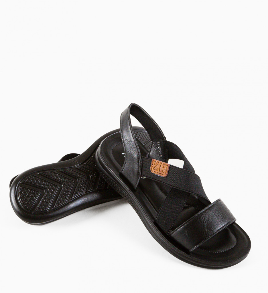 Sandale Dama Armida Negre Elegante - imagine 6