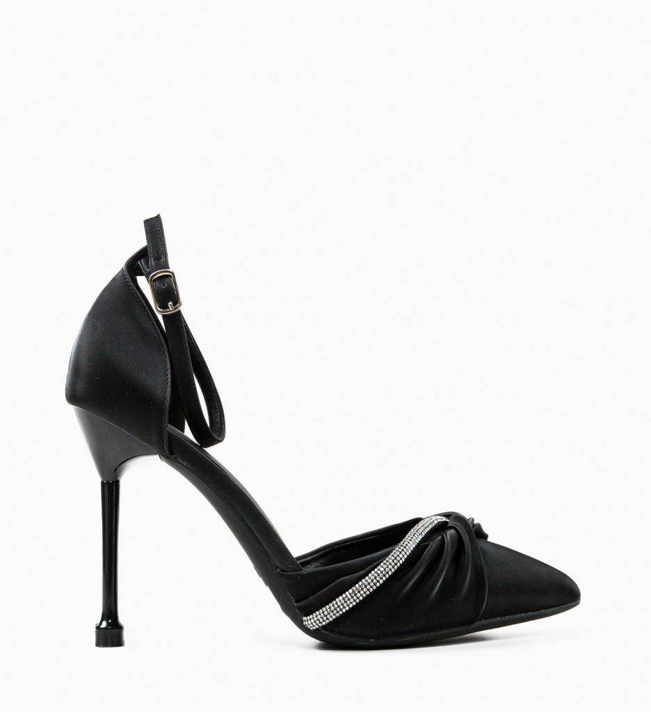 Pantofi Dama Dobri Negri cu Toc Eleganți - imagine 4