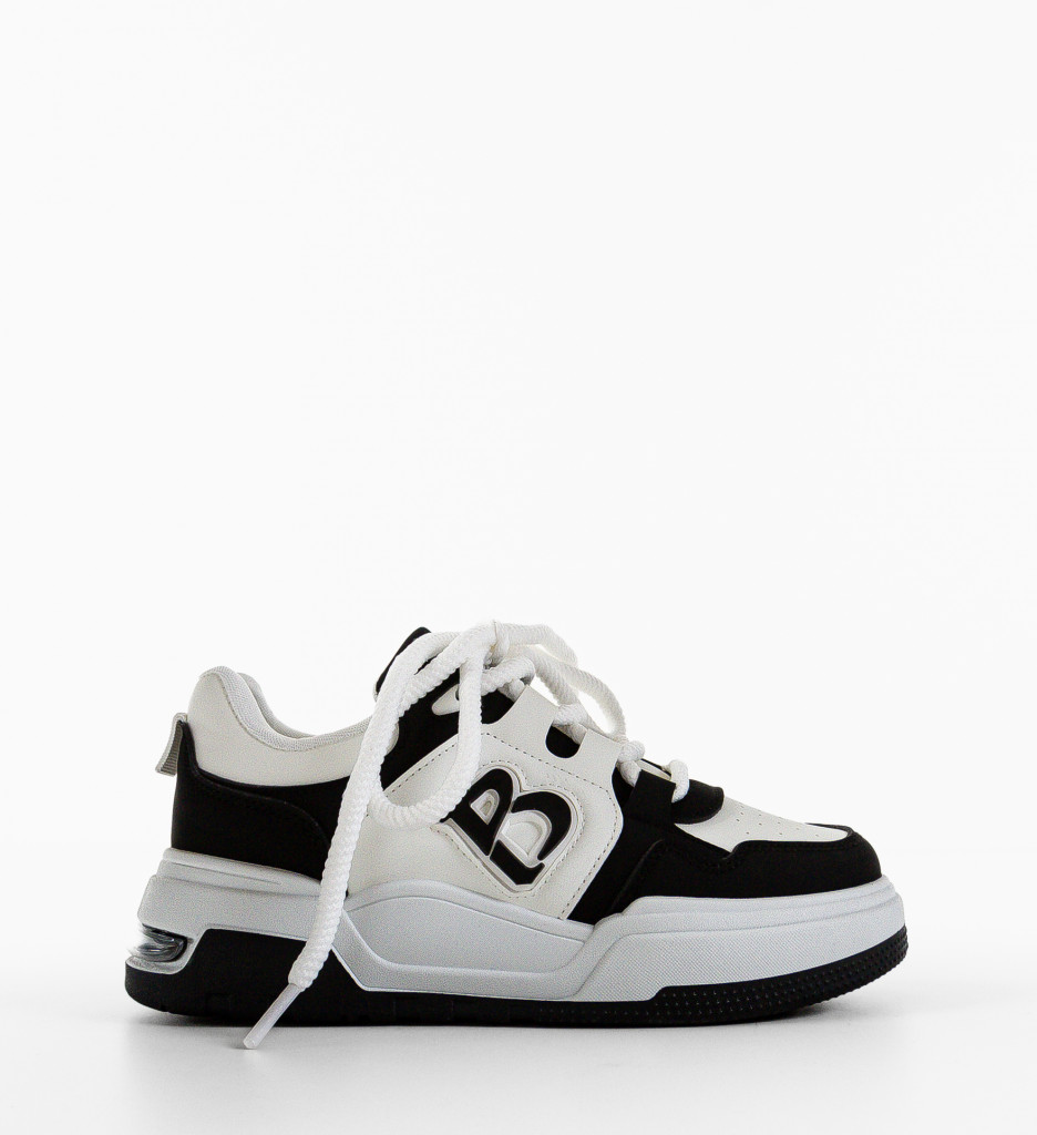 Sneakers Dama Bebybe Negri - Confort și Stil - imagine 4