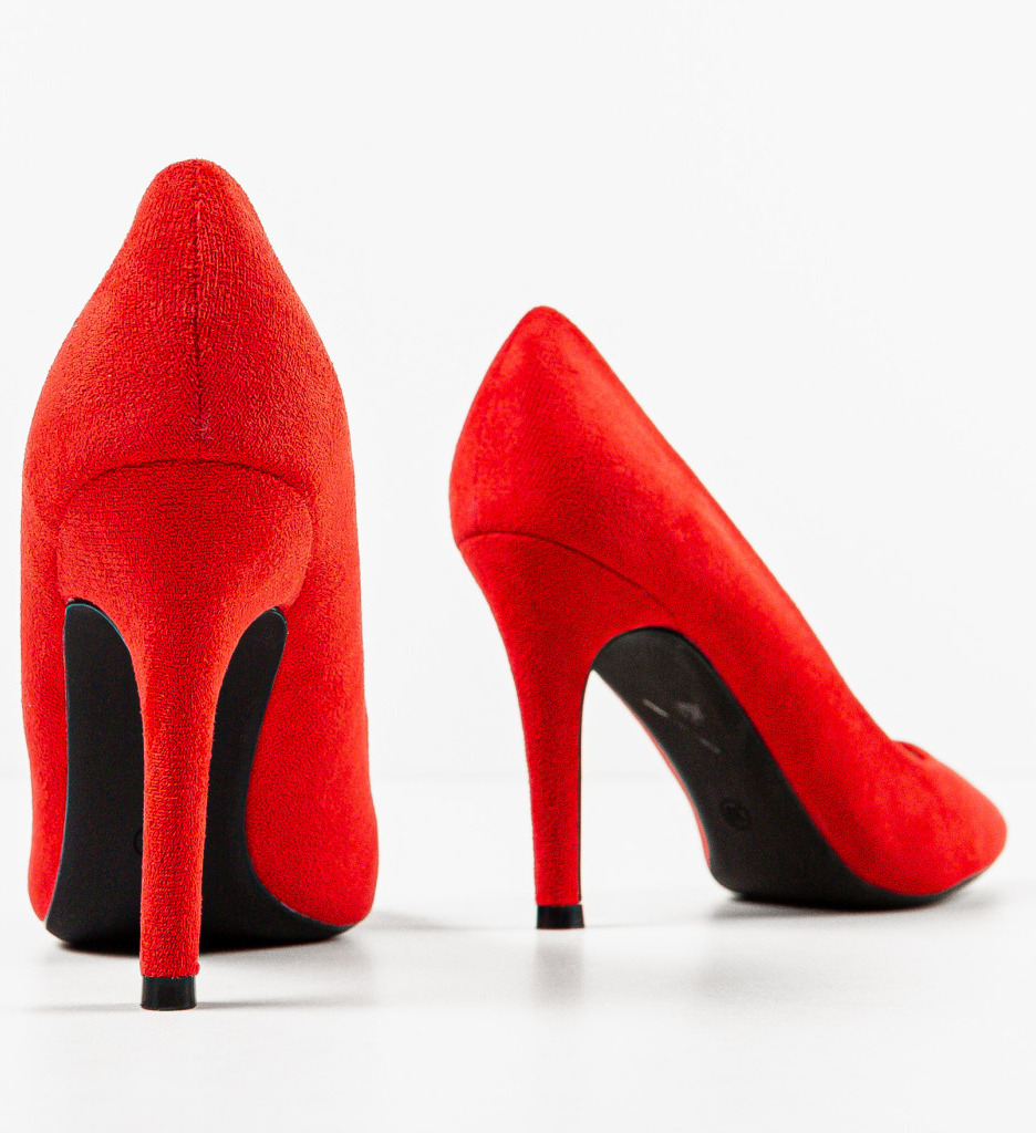 Pantofi dama Morrison cu toc rosii - Eleganță asigurată - imagine 6