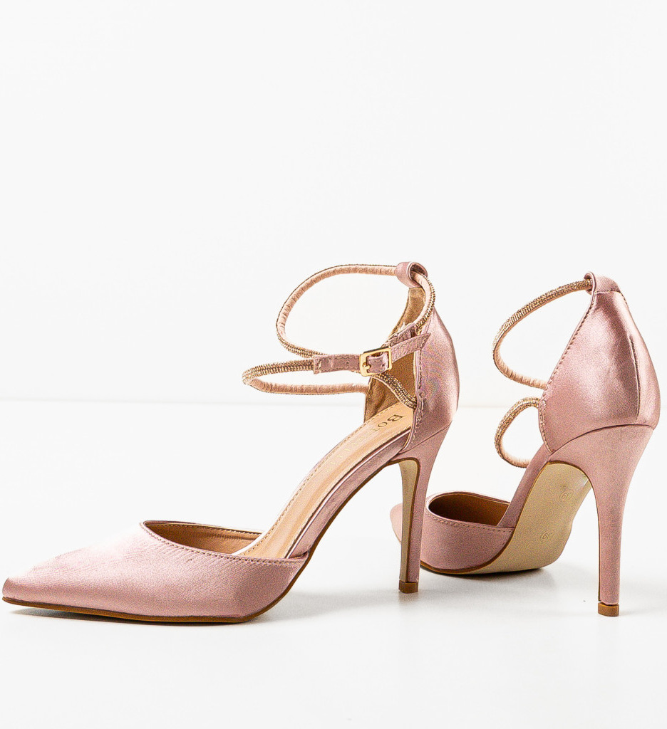 Pantofi cu toc Lakaz Bej Eleganți - imagine 7