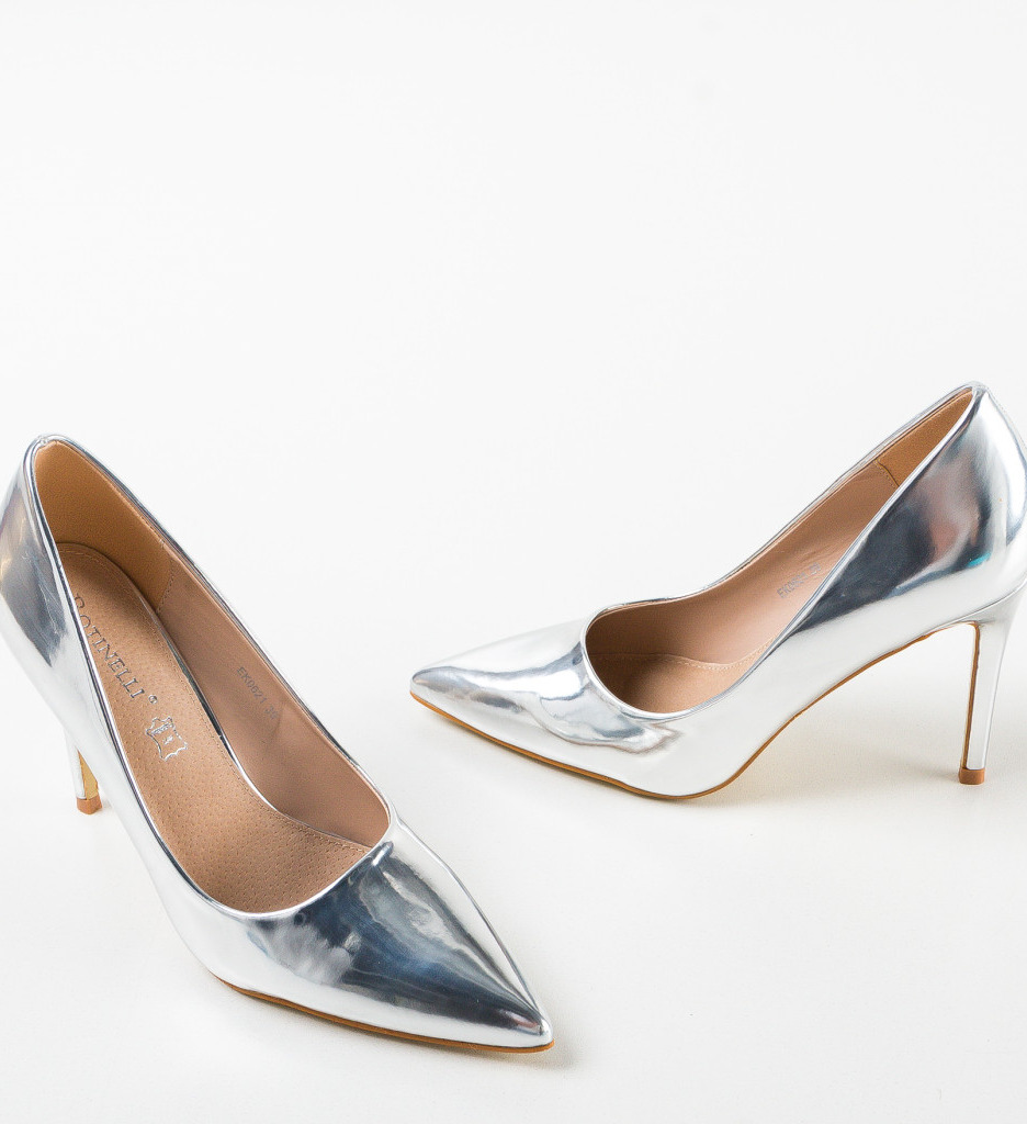 Pantofi Sinead Argintii | Eleganță Asigurată - imagine 6