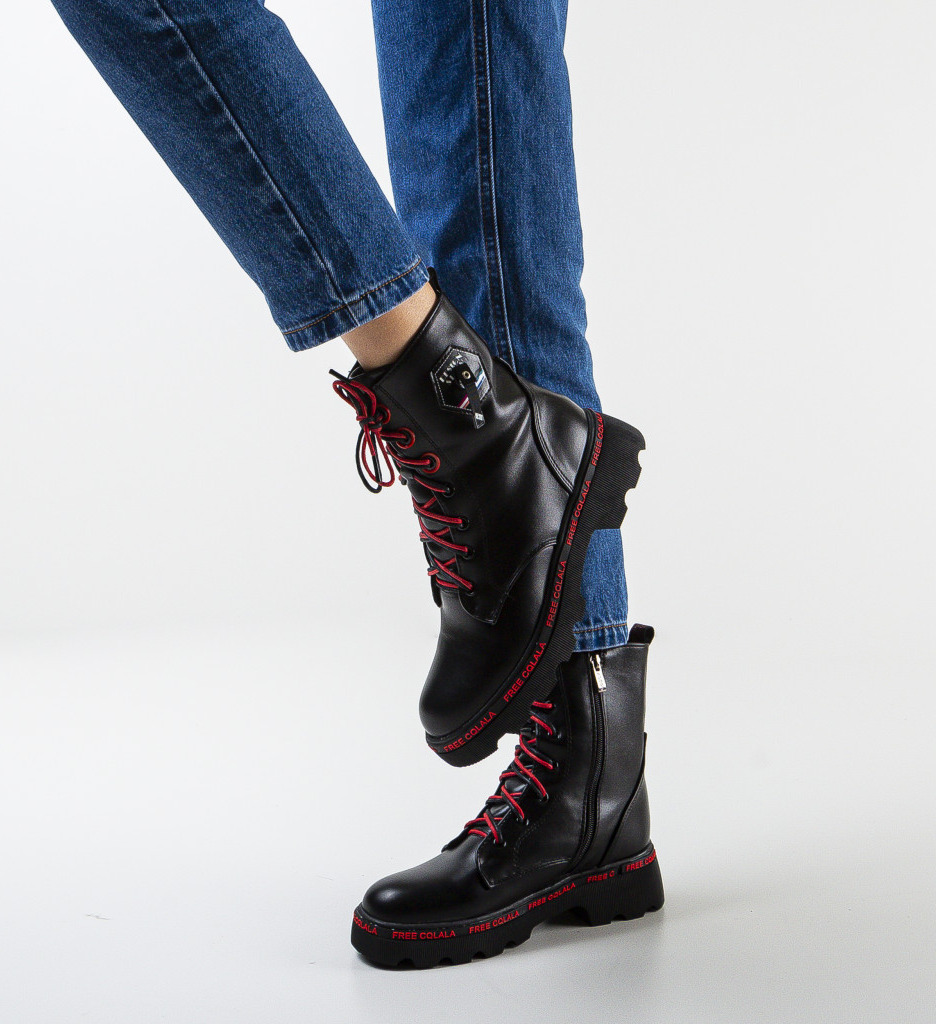 Ghete Sierra Negre Confortabile | Stil Urban - imagine 3