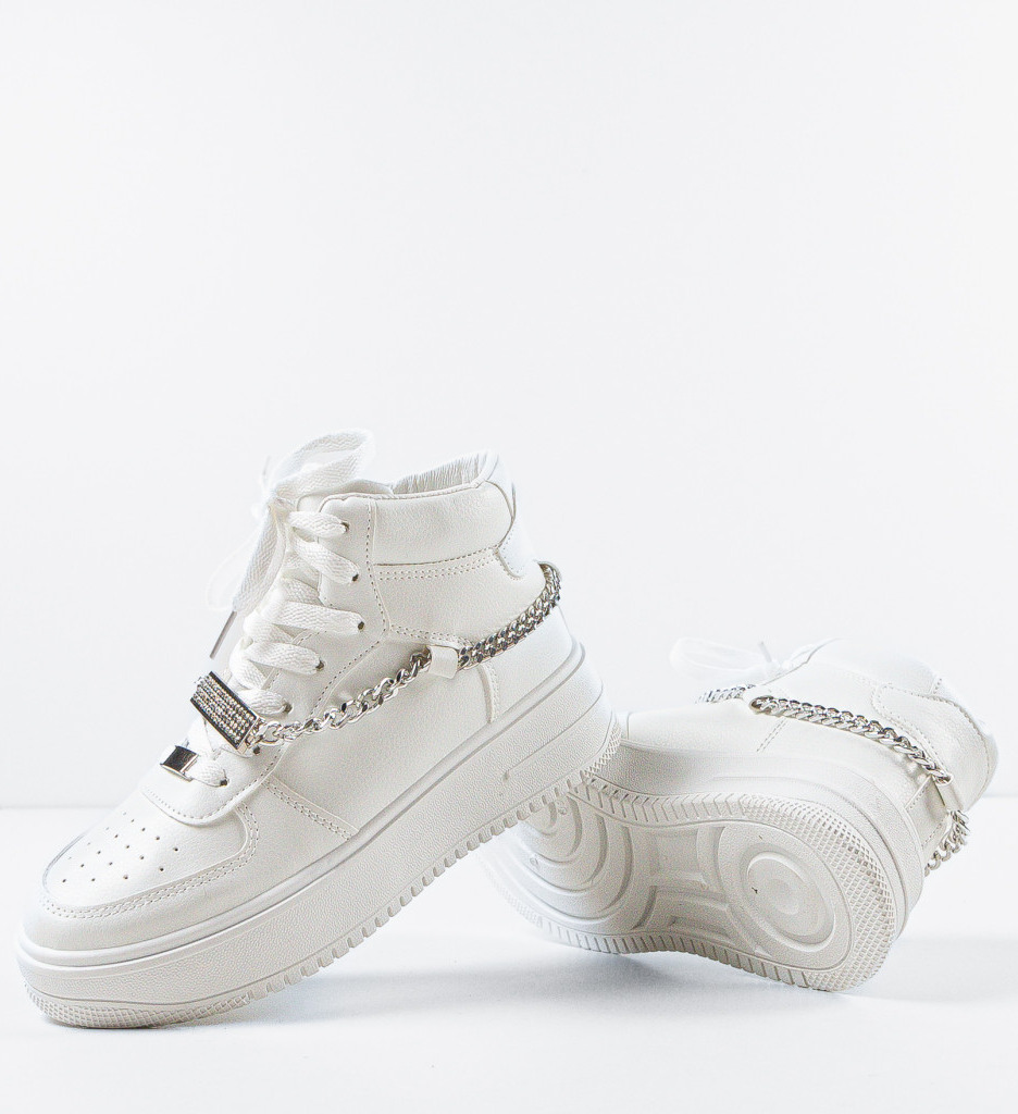 Pantofi Sport Lewys Albi - Confort și Stil Urban - imagine 8
