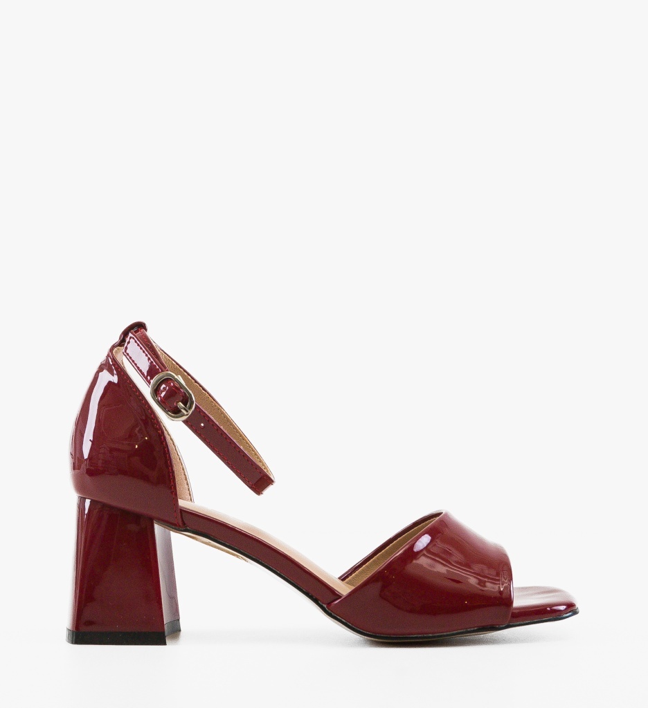 Sandale cu toc Azaf Grena | Eleganță și Stil - imagine 6