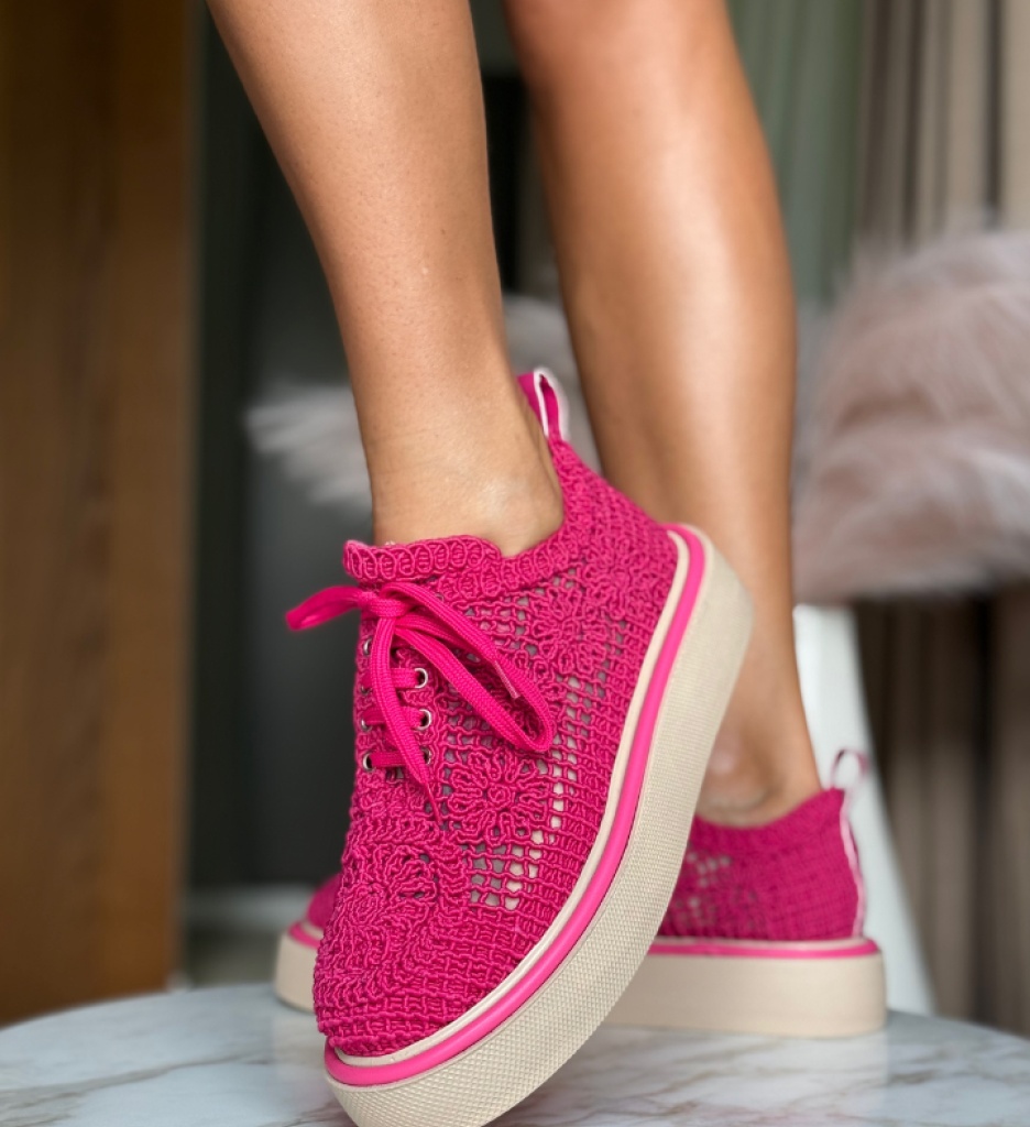 Pantofi Casual Ystory Fuchsia - Confort și Stil - imagine 4