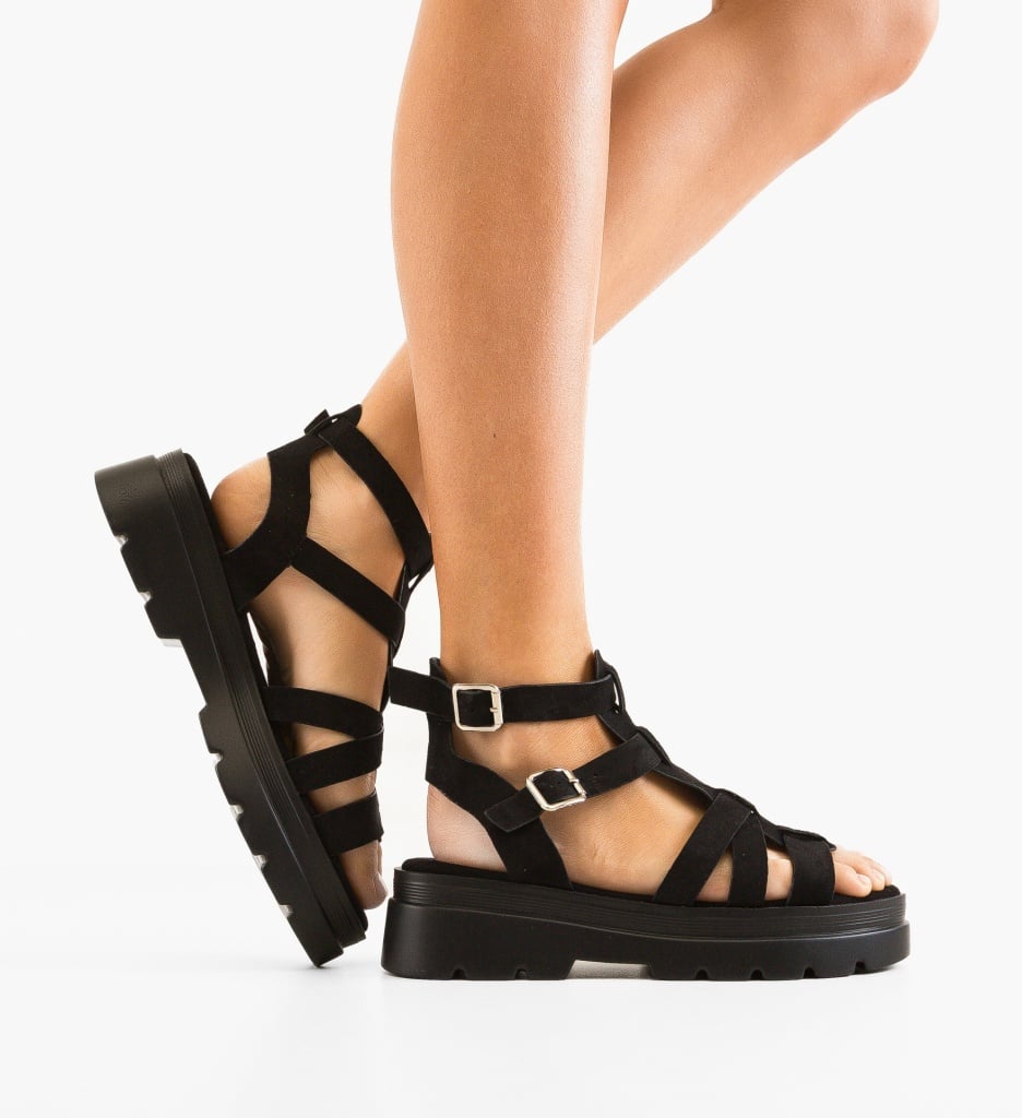 Sandale Dama Pravend Negre | Stil și Confort