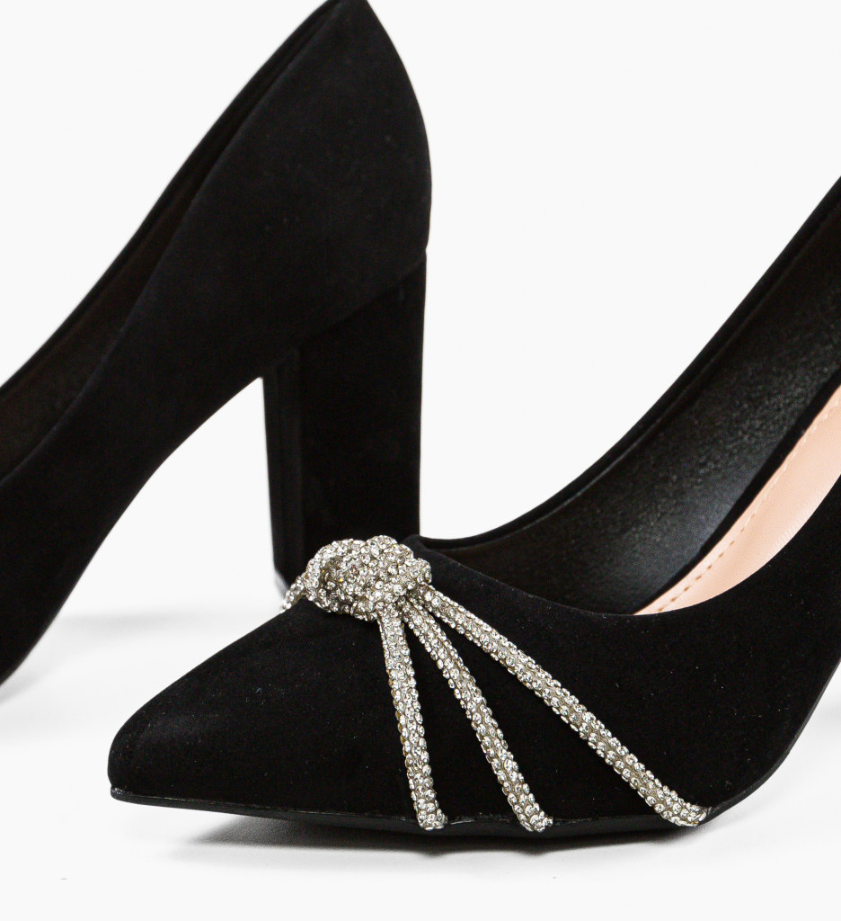 Pantofi Baylor Negri Eleganți - imagine 7
