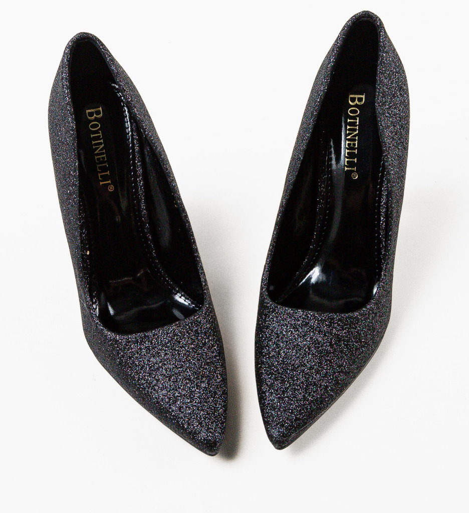 Pantofi cu toc Presure Negri - Eleganță și Stil - imagine 3