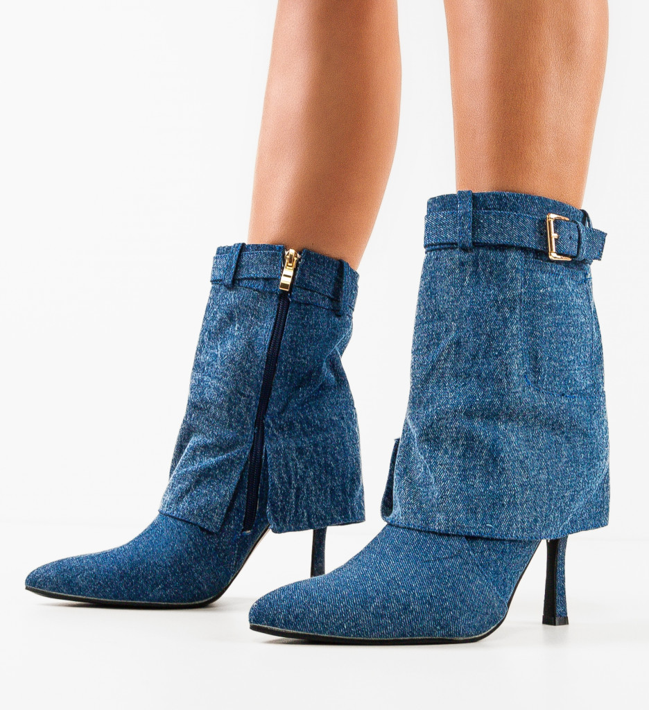 Botine Dama Bastion Albastre | Stil și Confort - imagine 4