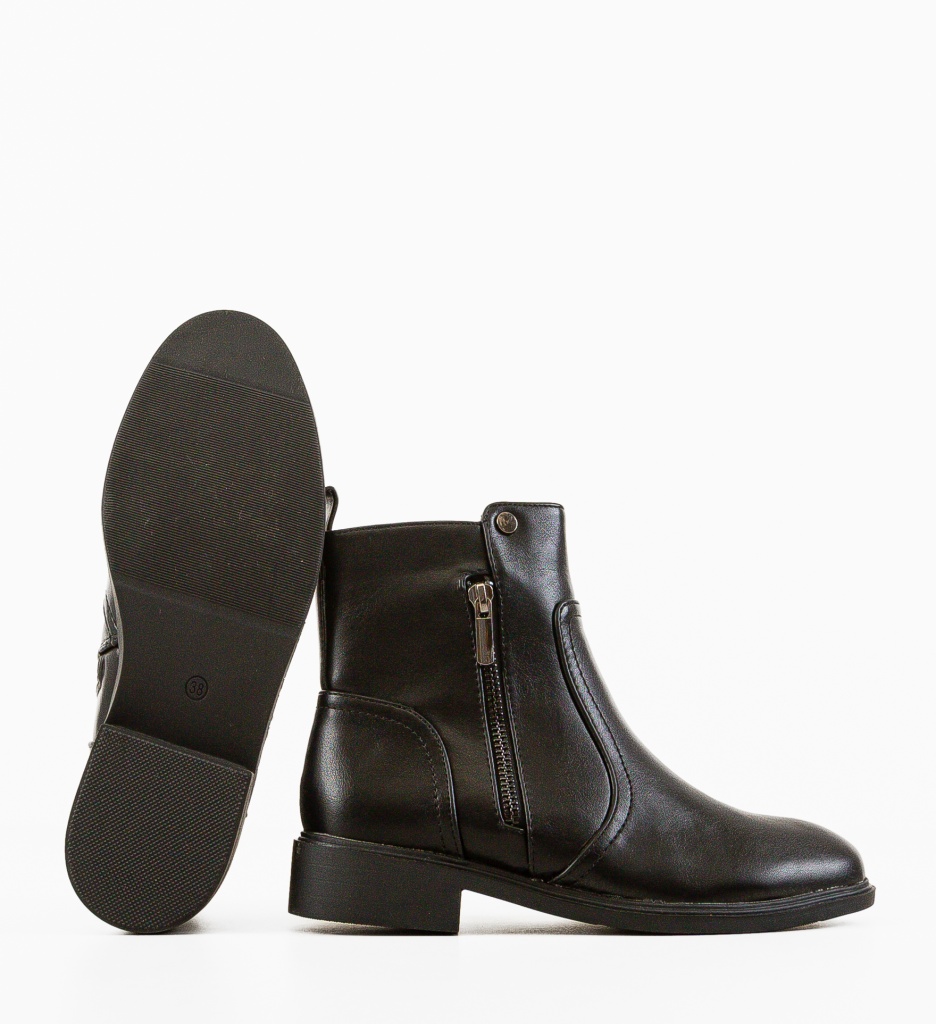 Ghete Dama Piele Negre | Stil si Confort - imagine 6