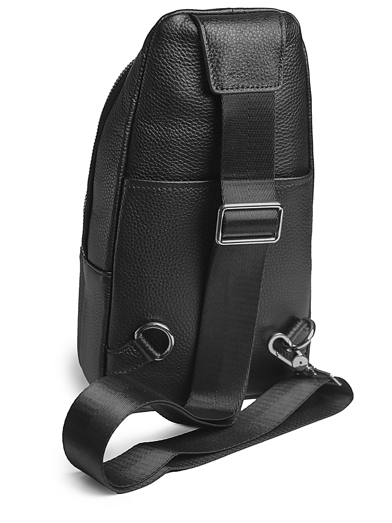 Geanta barbati piele naturala neagra 913 Gallantry - imagine 2