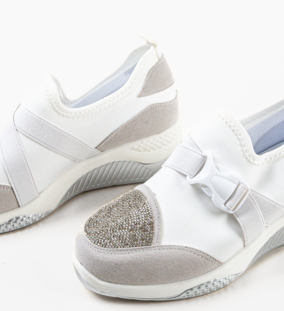 Sneakers Dama Tensive Albi | Stil și Confort - imagine 6