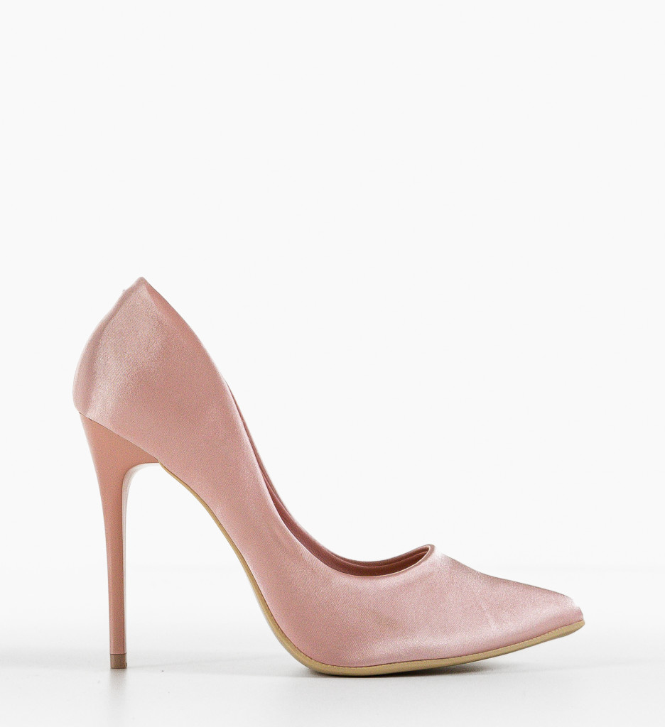 Pantofi Dama Rodney Roz cu Toc Eleganți - imagine 4