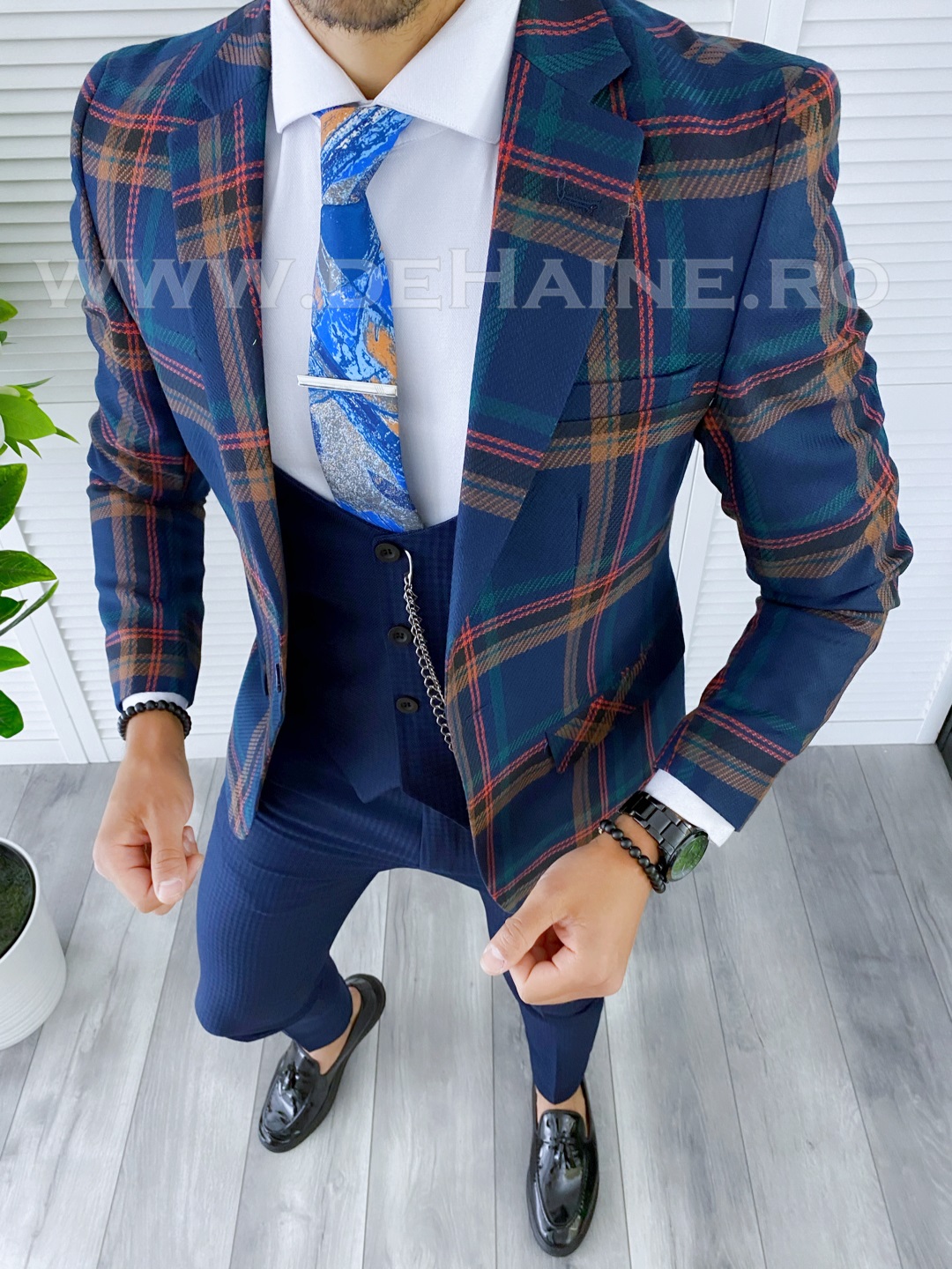 Sacou Barbati Carouri Slim Fit B5299