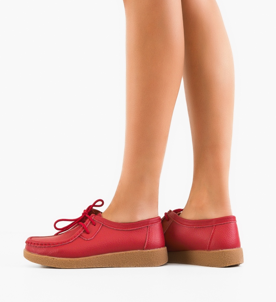Pantofi Casual Niko Rosii - Stil și Confort - imagine 3