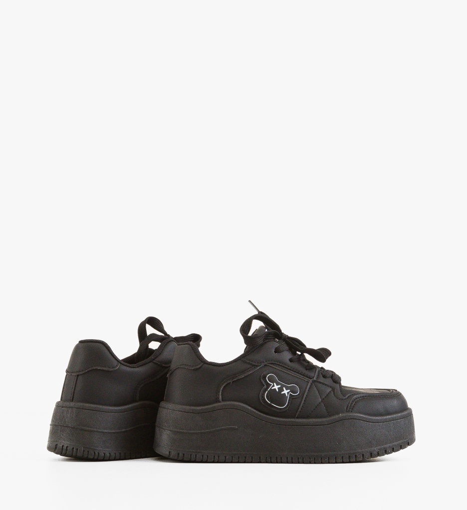 Sneakers Dama Myuty Negri | Confort și Stil Urban - imagine 4