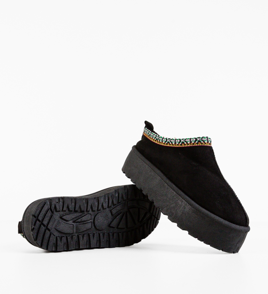 Papuci UGG Fynys Negri - Confort Maxim - imagine 7