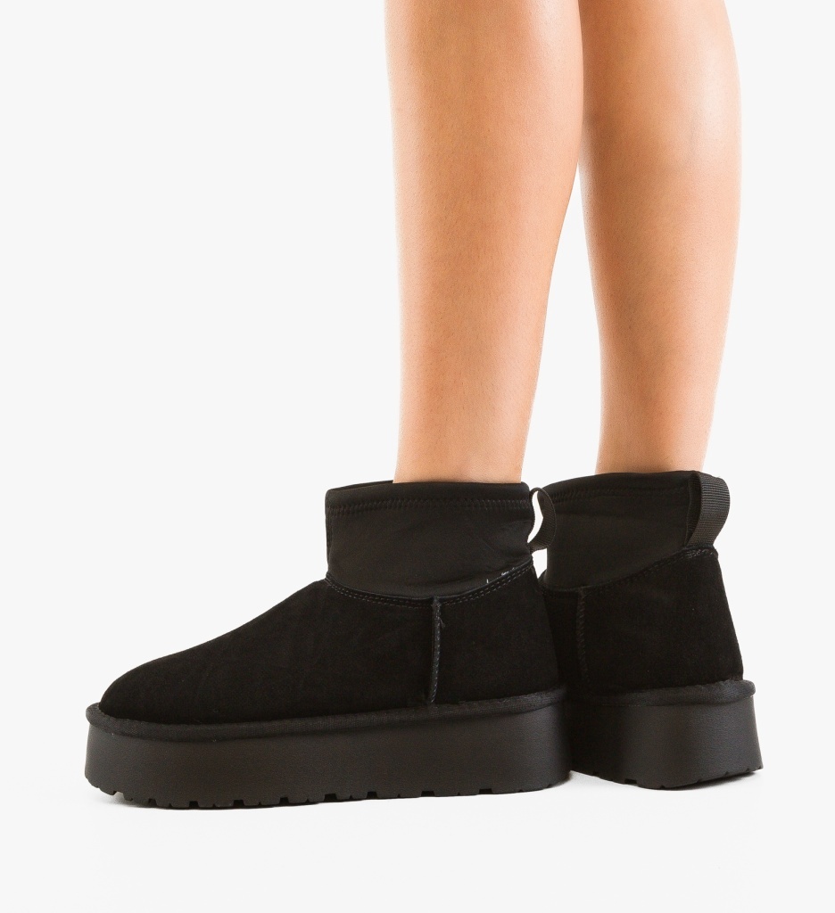 Cizme Ug Parfect Negre Depurtat - Confort Maxim - imagine 2