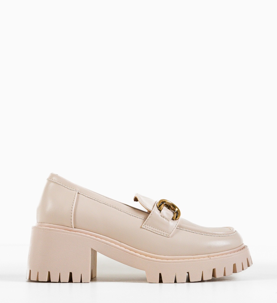 Pantofi Casual Minkello Bej | Confort Zilnic - imagine 6