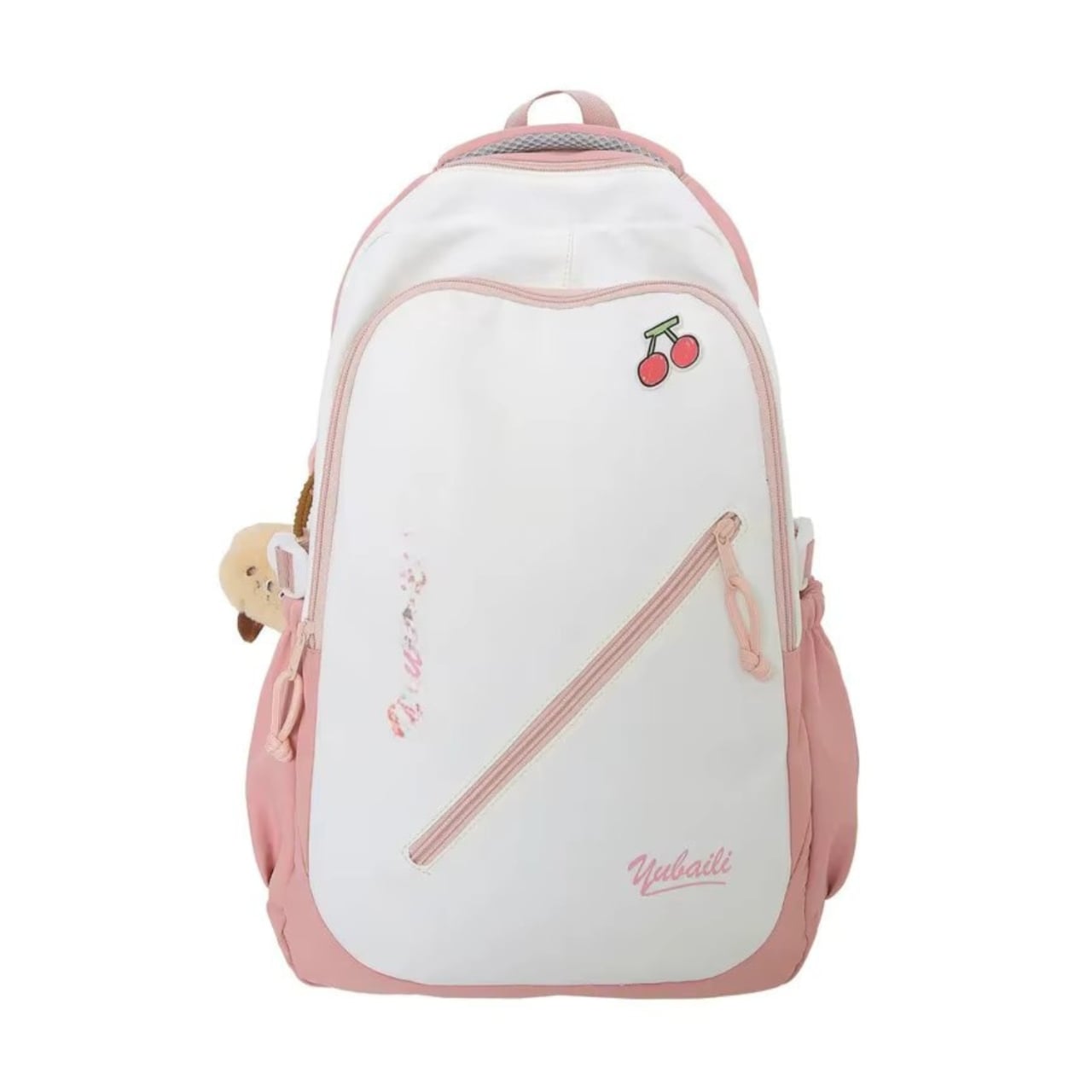 Rucsac Picadili Ysoria GT3687 Alb/Roz Impermeabil