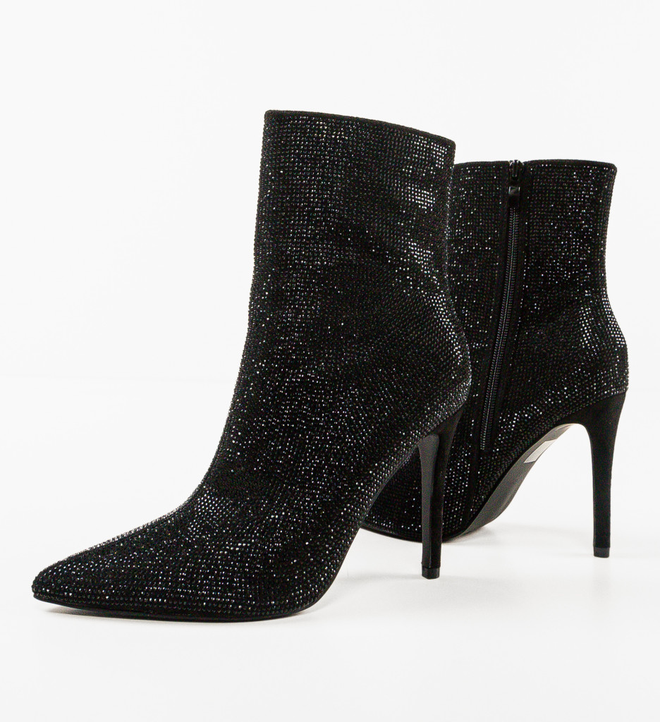 Botine Dama Fatma Negre - Eleganță și Confort - imagine 6