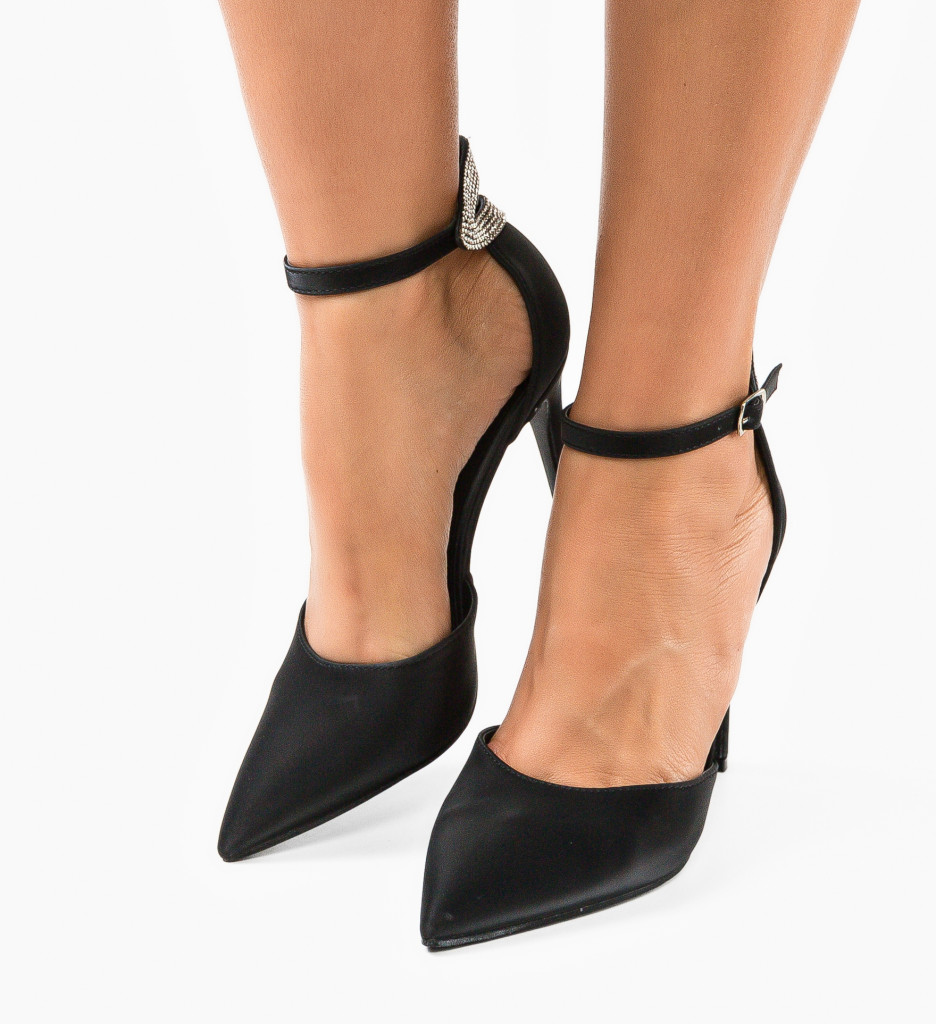 Pantofi Sneha Negri - Eleganță și Stil - imagine 4