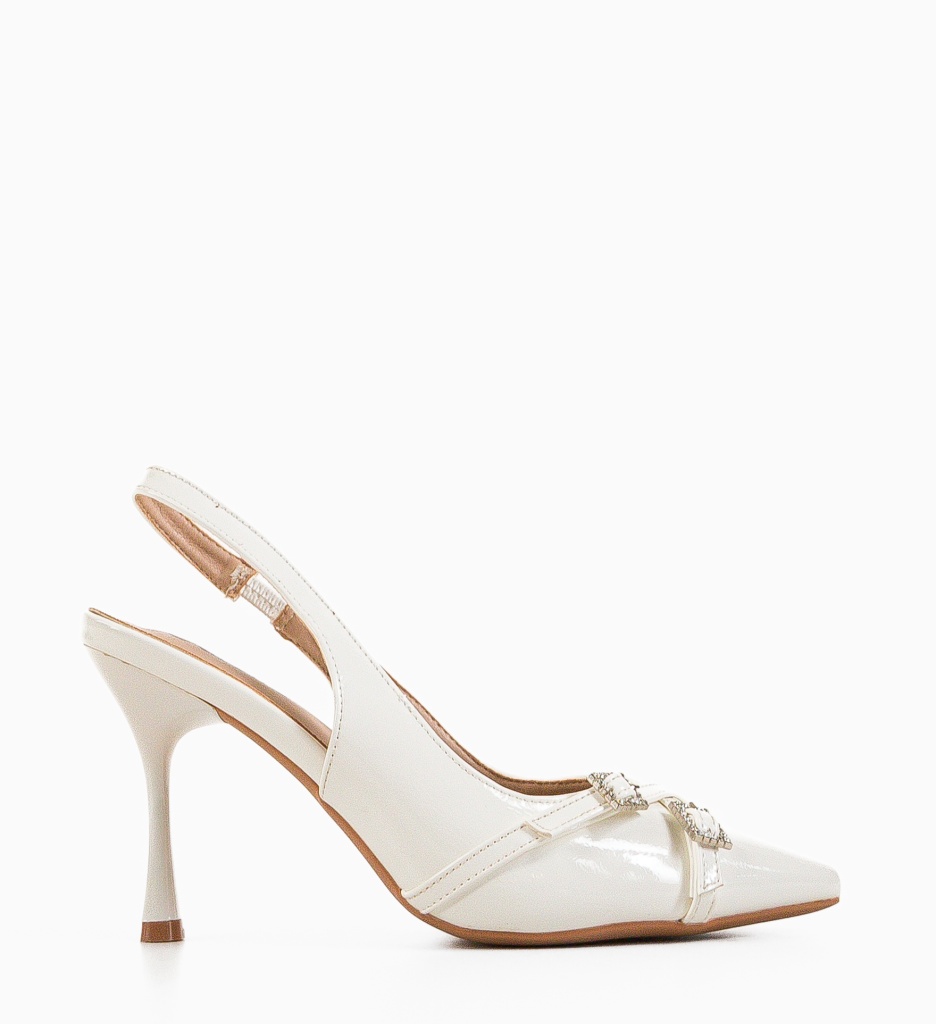 Pantofi Lippa Albi Eleganți cu Toc - imagine 5