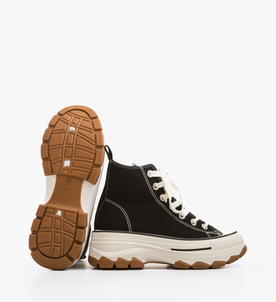Sneakers Dama Blait Negri - Confort si Stil - imagine 4