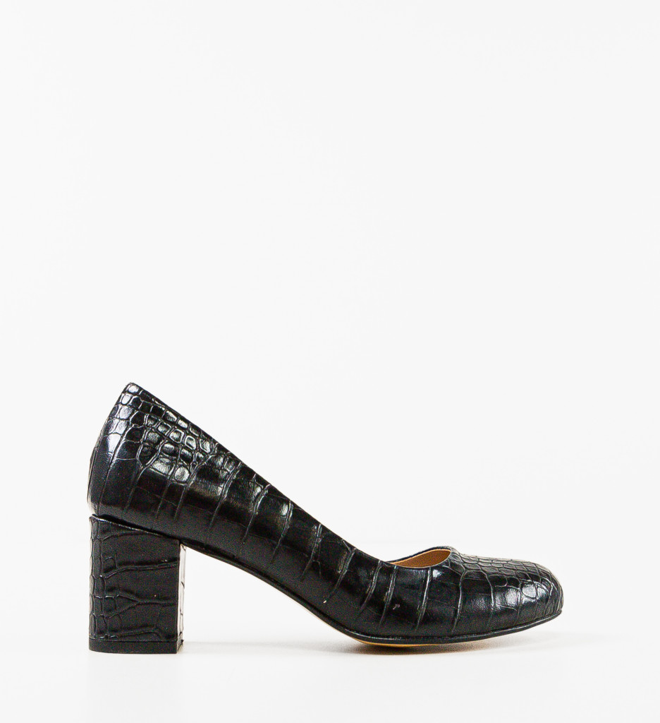 Pantofi Azura Negri - Eleganță și Stil - imagine 4
