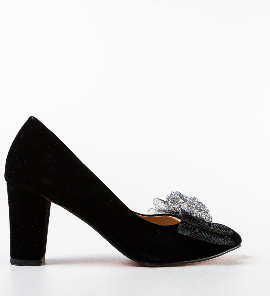 Pantofi Dama Scar Negri 2 | Eleganță Asigurată - imagine 4
