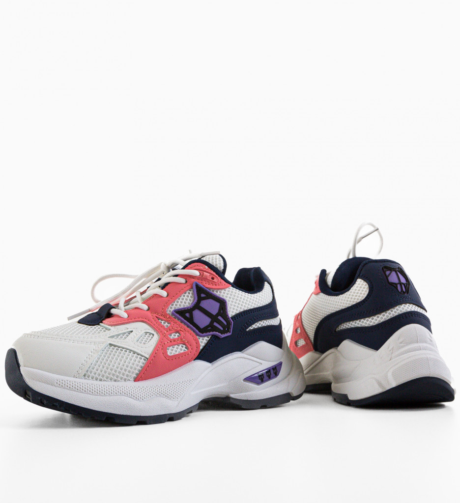 Sneakers Dama Vlup Albi - Confort și Stil - imagine 12