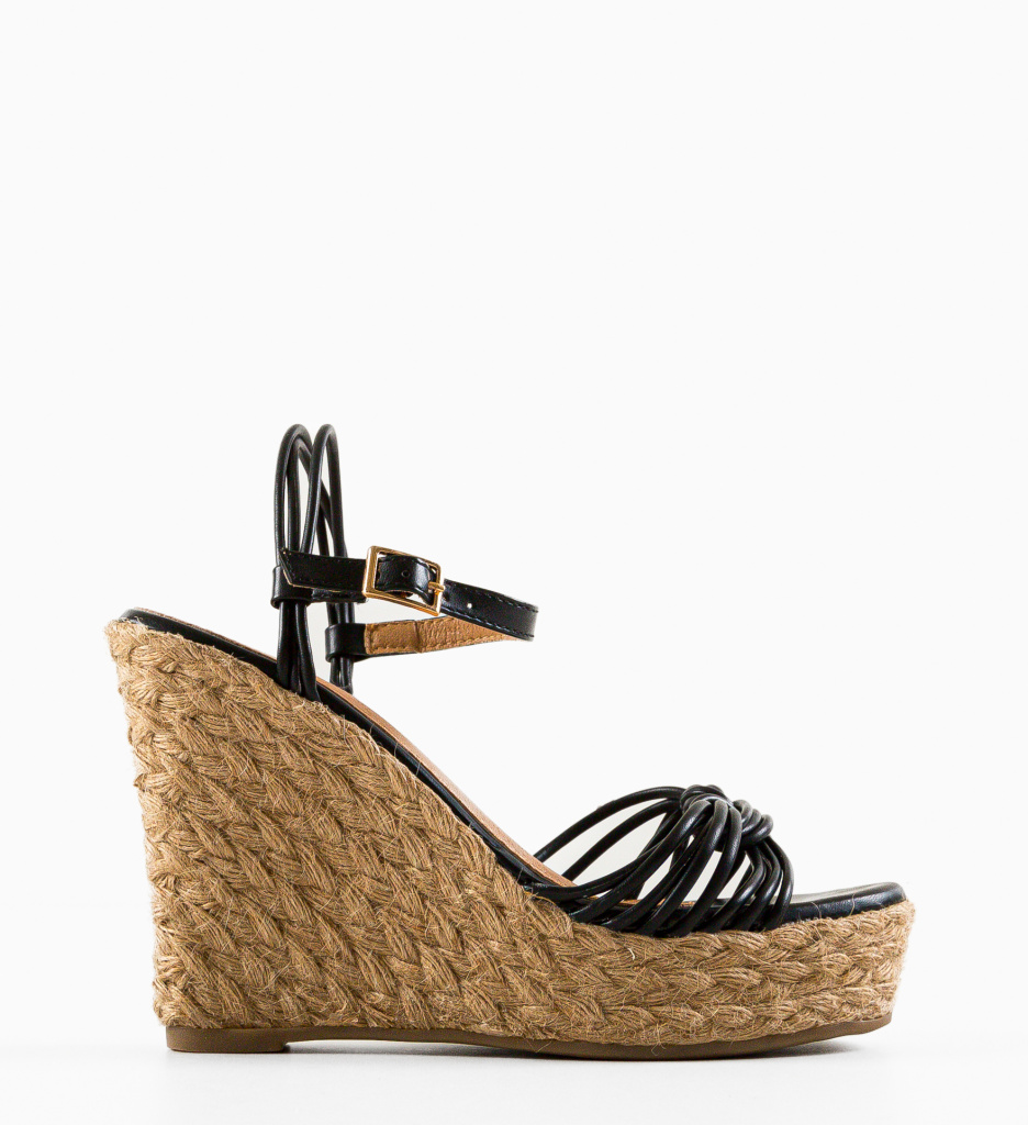 Sandale Platforme Miller Negre | Stil si Confort - imagine 6