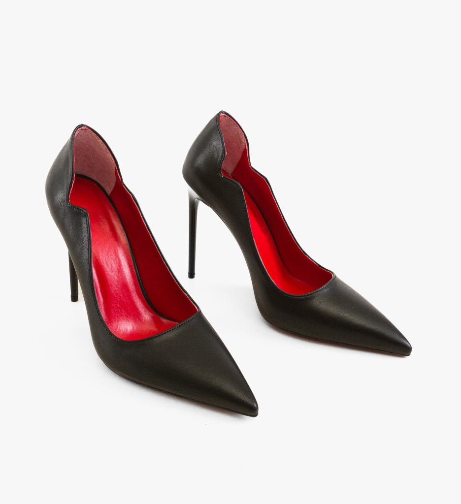 Pantofi Dudyn Negri Eleganți cu Toc - Stil și Confort - imagine 2