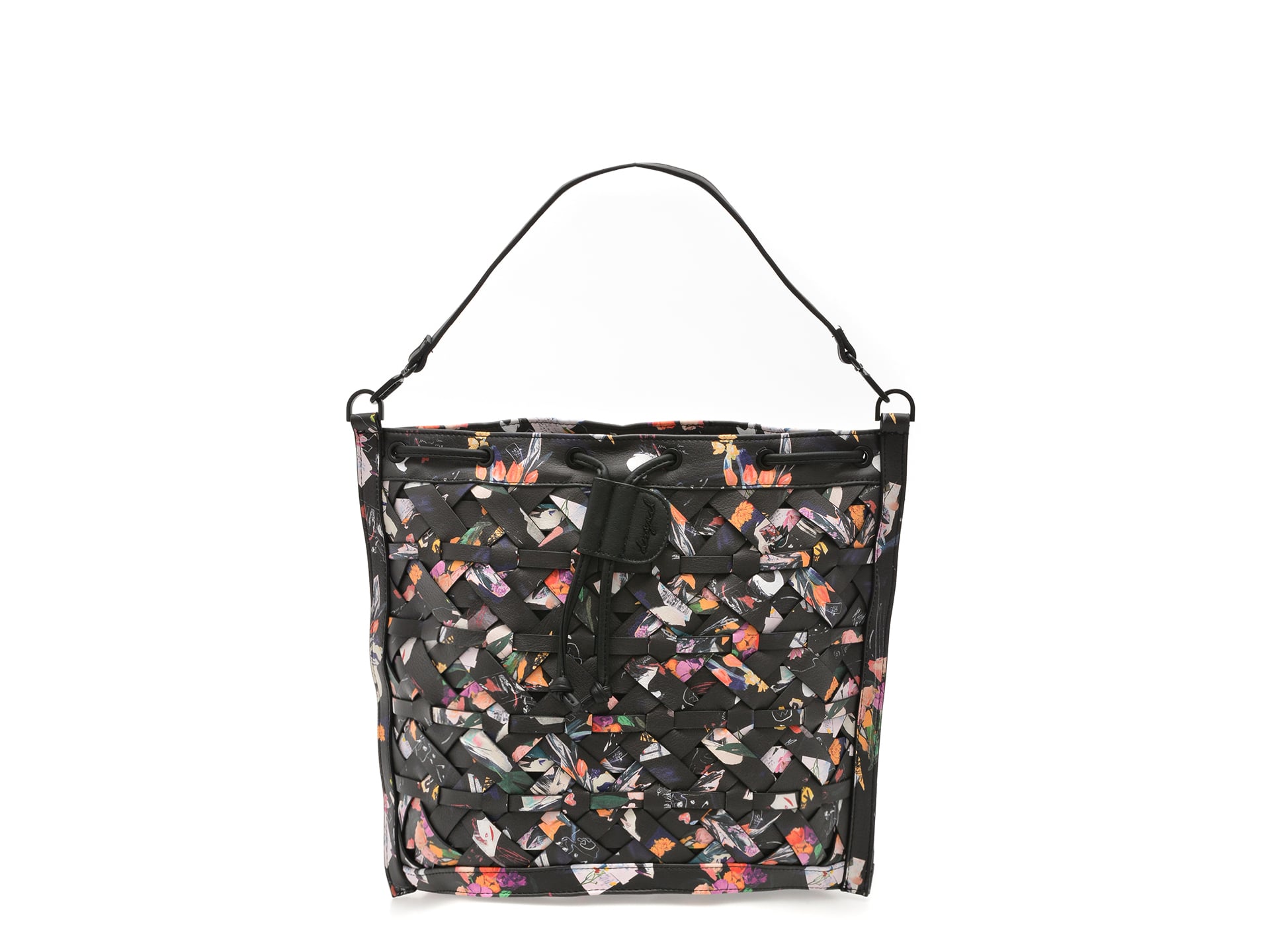 Geantă Desigual Neagră Piele Ecologică | Design Modern