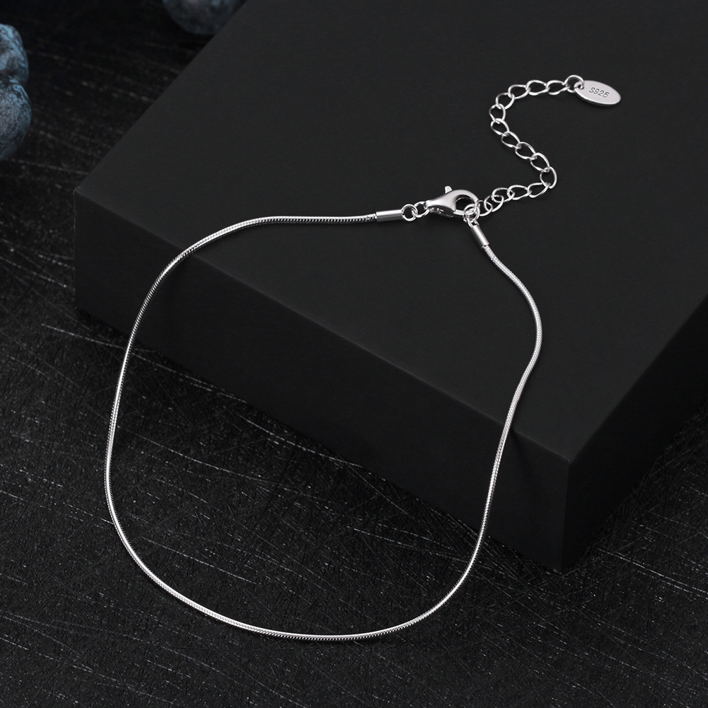 Brățară Gleznă Argint Șarpe Delis | Eleganță Subtilă - imagine 3
