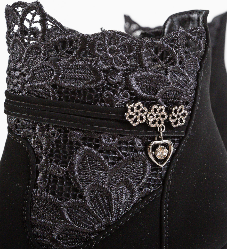 Botine Dama Shah Negre | Eleganță și Stil - imagine 6