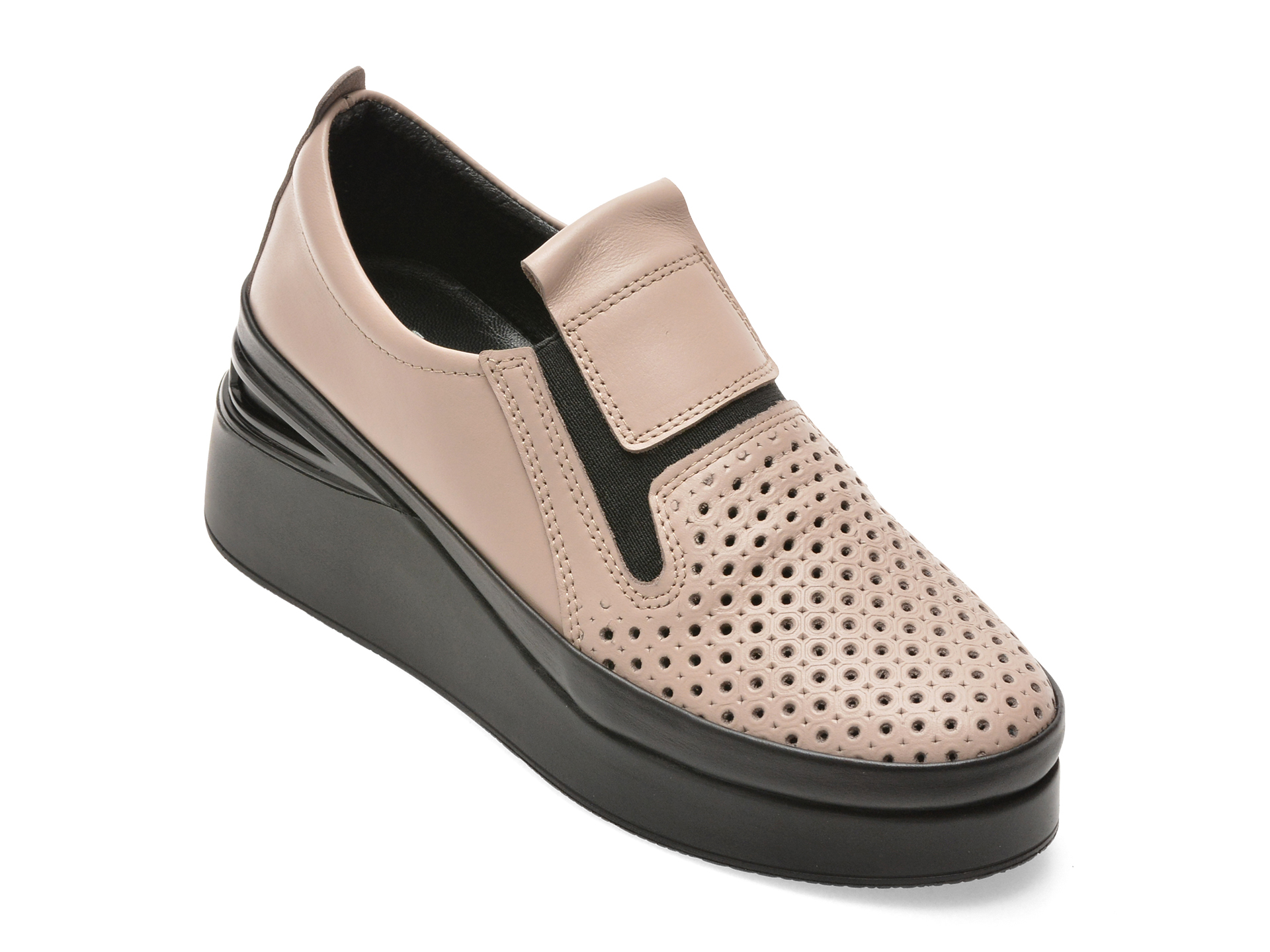 Pantofi IMAGE Gri Piele Naturală | Confort Casual