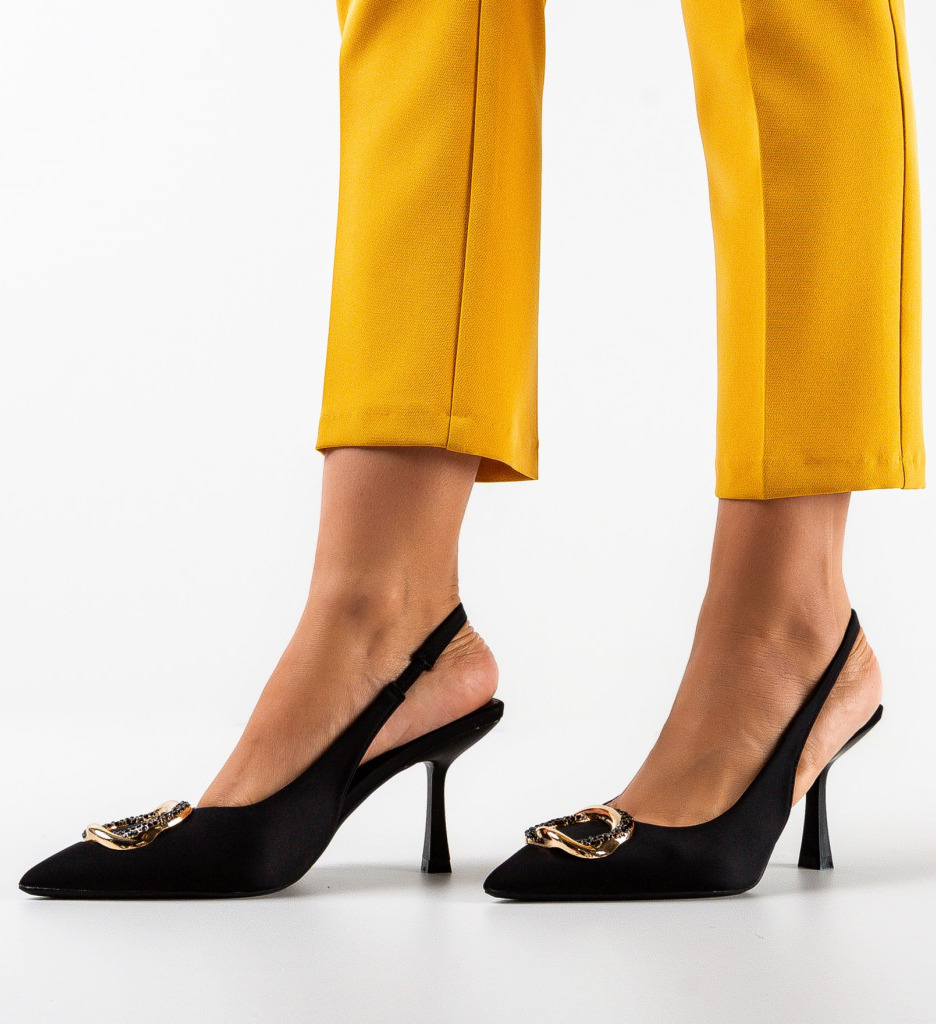 Pantofi Pierce Negri | Eleganță și Stil - imagine 2