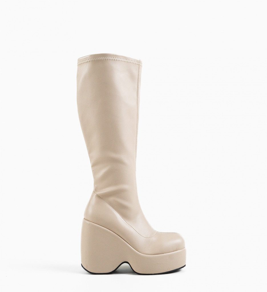 Cizme Dama Zanet Bej - Eleganta si Confort - imagine 5