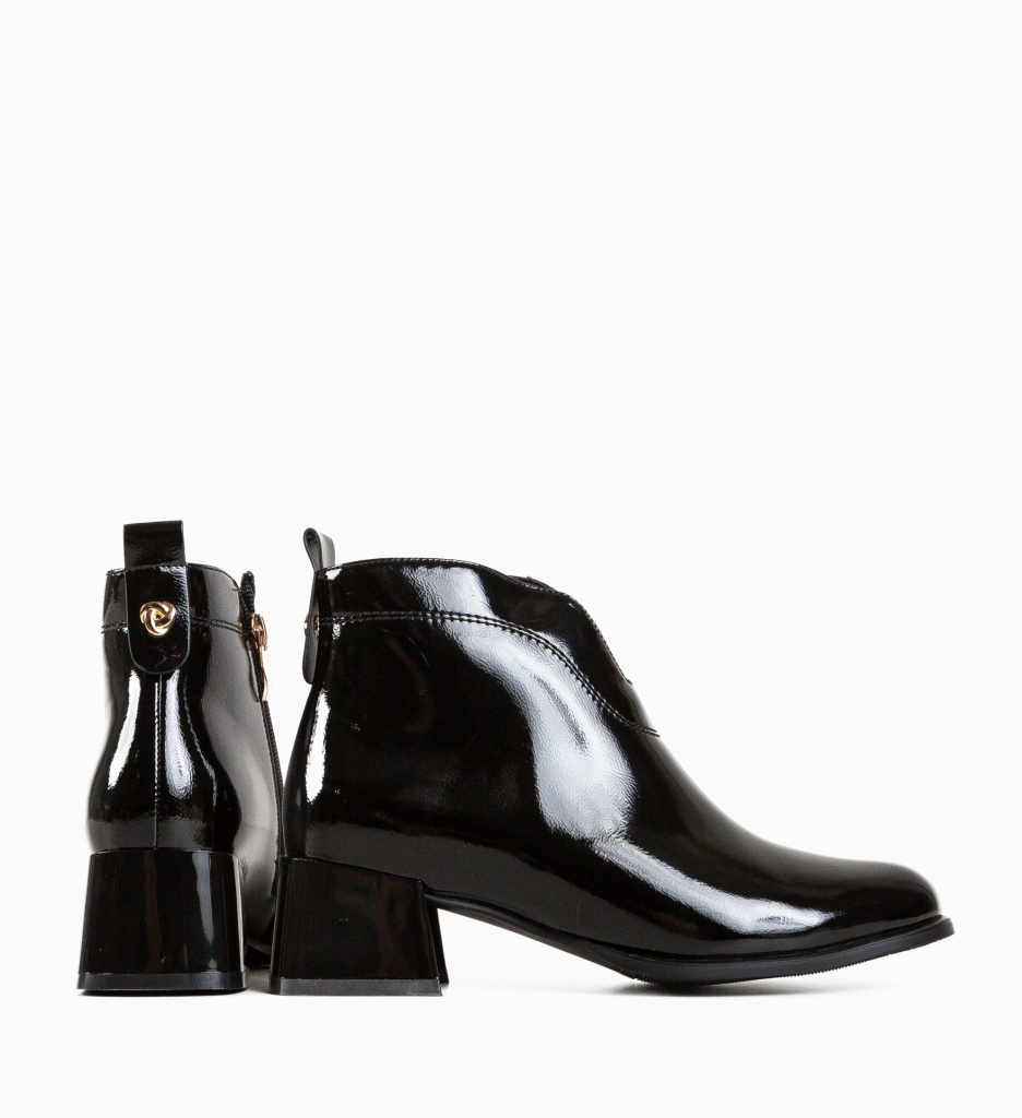 Botine Loghin Negre - Eleganță și Confort - imagine 6