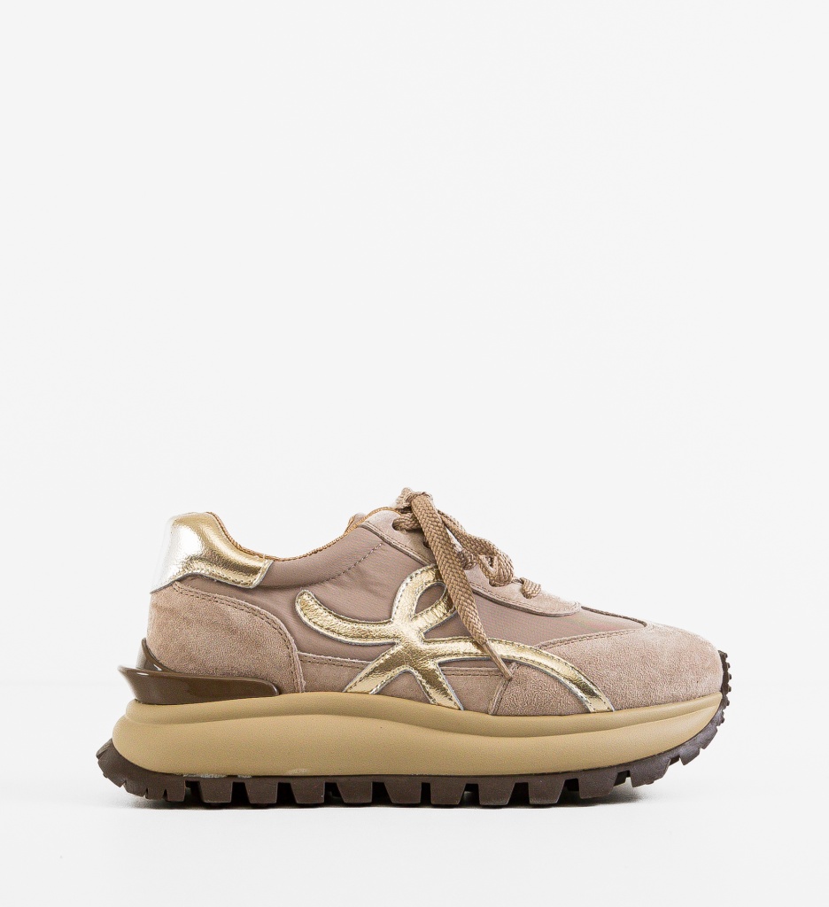 Sneakers Dama Amotto Bej | Confort și Stil - imagine 5