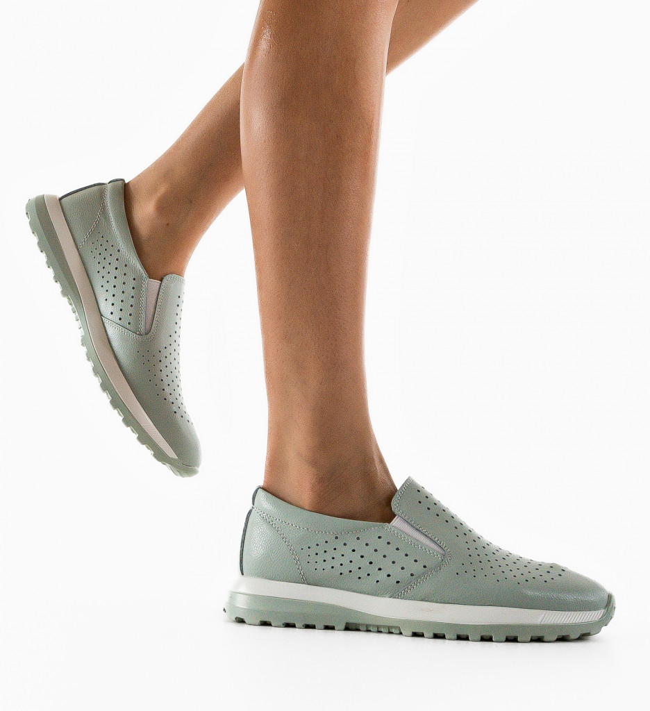Pantofi Damaris Verzi | Confort Zilnic Garantat - imagine 3